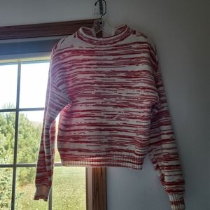 Orange Striped Sweater
